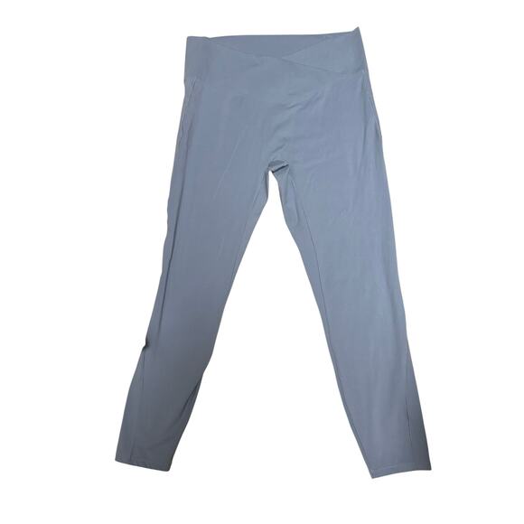 Halara Blue Cross Over Leggings 1X - Picture 1 of 3